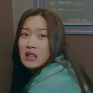 💄 92b25a09 terkejut, reaksi, wajah, wanita, ekspresi, takut whatsapp sticker