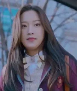 💄 aa4f58b0 wanita, potret, asia, rambut panjang, berambut cokelat whatsapp sticker