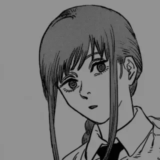 ❄️ df0f57d0 Makima Chainsaw Man макима, человек-бензопила, аниме, манга, персонаж telegram sticker