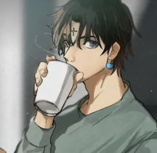 😎 109ed4fd Chrollo Lucilfer Hunter x Hunter Anime, Postać, Chrollo Lucilfer, Hunter x Hunter, Manga, Fanart telegram sticker