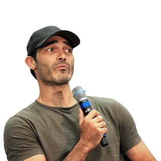 😮 c031bde4 мужчина, микрофон, портрет, человек, актер, спикер telegram sticker