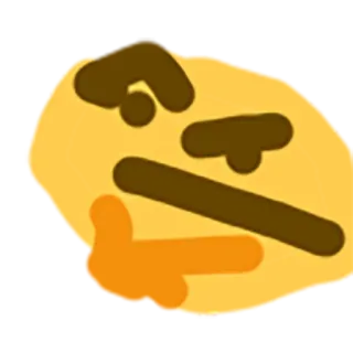 🤔 df51e111 denken, emoji, überlegen, grübeln, nachdenklich telegram sticker