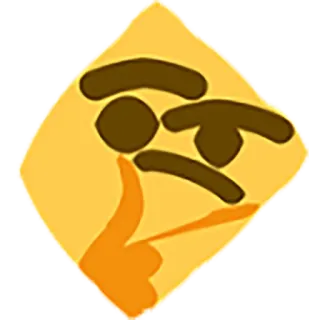 🤔 e7ded4ad denken, denk, frage, nachdenken, meme telegram sticker