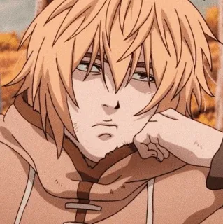 Vinland saga Thorfinn by @Hamed_Bishi telegram stickers