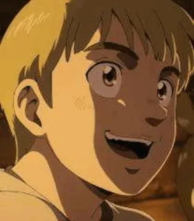 🗡️ 91f63503 Thorfinn Vinland Saga Anime, Karakter, Senyum, Vinland Saga, Anak laki-laki whatsapp sticker