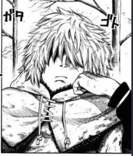 Vinland saga Thorfinn by @Hamed_Bishi telegram stickers