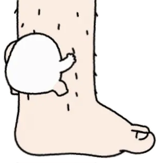 💬 0e92cca7 卡通, 腿, 蜱虫, 寄生虫 telegram sticker