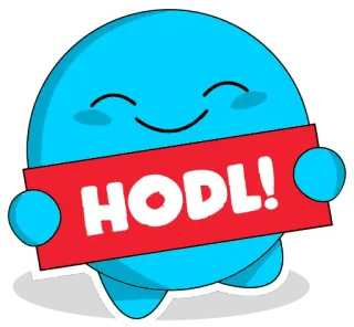🚀 2f4c4bd9 HODL! Hodl, Krypto, Inwestowanie, Giełda, Memy telegram sticker