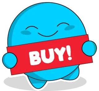 🚀 d5893a4a BUY! kup, zakupy, promocja, wyprzedaż, naklejka, słodkie telegram sticker