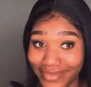 😿 f0f54ee8 mulher, retrato, rosto, maquiagem, beleza whatsapp sticker