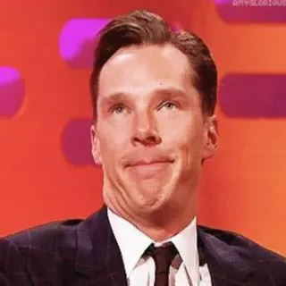 👐 76826aaf Benedict Cumberbatch aktor, potret, selebriti, pria whatsapp sticker