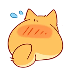 🐶 b72e1909 gato, dibujo animado, lindo, pegatina, animal, kawaii telegram sticker