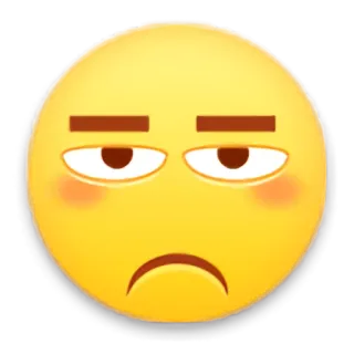 ☹️ 799e00c2 Biểu tượng cảm xúc, Biểu cảm, Bực bội, Khó chịu, Mặt whatsapp sticker