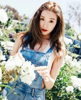 Tiffany Hwang by @K_stickers telegram stickers