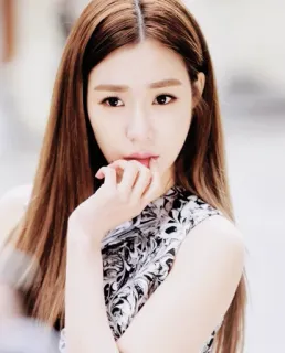 🤔 a2008a9d ผู้หญิง, เอเชีย, ภาพเหมือน, นางแบบ, ความงาม, ผู้หญิง telegram sticker