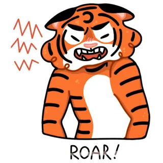 Тигриные настроения telegram stickers