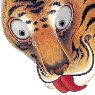 🤪 3c538f3e เสือ, สัตว์, สติกเกอร์, ตลก, ลิ้น, สัตว์ป่า telegram sticker