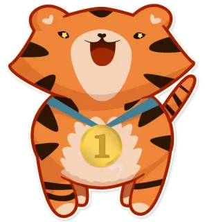 Tiger Tigrulia @stickersb2b telegram stickers