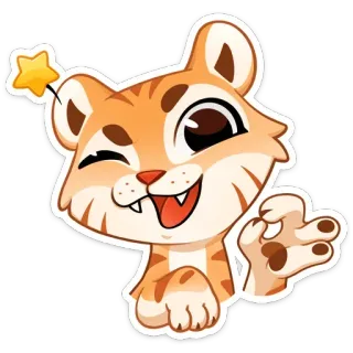 😉 96ab5dbb kucing, stiker, gestur OK, kartun, hewan, mengedipkan mata, imut telegram sticker