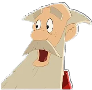 😱 975e0b55 Cartoon, Alter Mann, Figur, Animation, Großvater telegram sticker