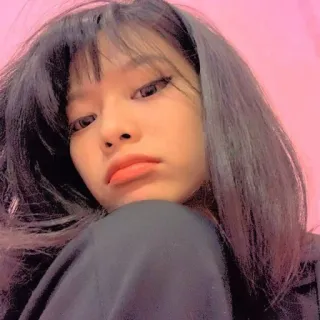 ☁️ 0c502677 mulher, retrato, menina, asiática, jovem, rosto, pessoa telegram sticker