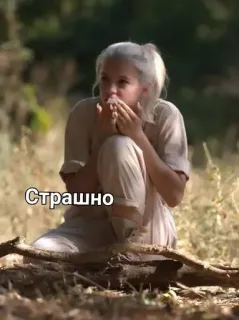 🌟 8af830b3 Страшно medo, assustado, preocupado, ansioso, floresta telegram sticker