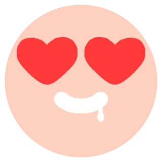 🤤 1aadf055 Emoji, Trái tim, Tình yêu, Dễ thương telegram sticker