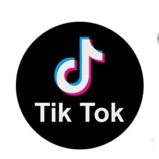 🌈 a9fa5123 Tik Tok ติ๊กต็อก, โซเชียลมีเดีย, โลโก้ telegram sticker