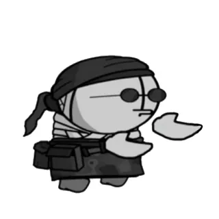 🤨 6f5bd225 Hank J. Wimbleton Madness Combat Wahnsinn, Kampf, Hank, Agent, Gewalt, Waffe telegram sticker