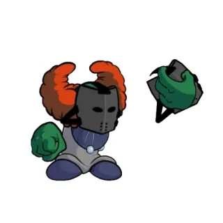 🤡 a1baf877 Tricky Madness Combat Clown, Maske, Wahnsinn, Kampf, Zombie telegram sticker