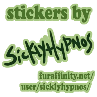 ✏️ 5c3ff27c stickers by SicklyHypnos furaffinity.net/user/sicklyhypnos/ sticker, SicklyHypnos, Furaffinity, Nutzername whatsapp sticker