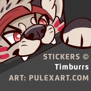 ✏️ 8209f91b STICKERS ©
Timburrs
ART: PULEXART.COM sticker, cartoon, leopard, kunst, fell whatsapp sticker