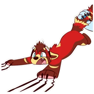 😰 94f39dd3 Cartoon, Tier, Figur, Fell whatsapp sticker