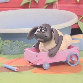 🍄 14629c45 Shaun the Sheep 양, 만화, 동물, 클레이 애니메이션 telegram sticker