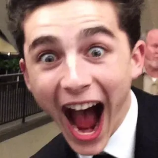 😱 1e70ab60 persona, emoción, celebración, alegre, cara, expresión, hombre, traje telegram sticker