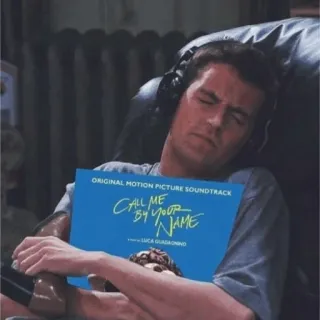 💔 24d59de0 Call Me by Your Name película, banda sonora, Call Me by Your Name, Luca Guadagnino, cine, música, arte telegram sticker