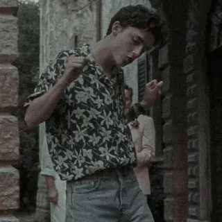 💃 7b44b739 Timothée Chalamet Call Me by Your Name Timothée Chalamet, Call Me by Your Name, bailando, actor, italiano, verano telegram sticker