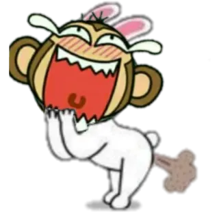 tine si rakyat monyet @tinechicchicc telegram stickers