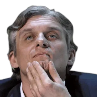 🙊 c6ce2d8b 男人, 思考, 不确定, 怀疑, 沉思 telegram sticker