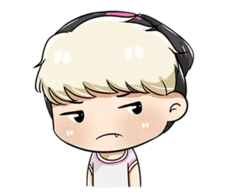 😒 1c2ca7ab cartoon, expression, character, illustration, sticker, animation whatsapp sticker