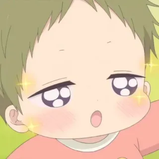 🥺 aa6b5630 Anime, Dziecko, Słodkie, Wyrażenie, Maluch, Chibi, Manga telegram sticker