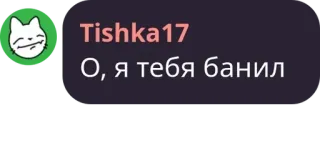 🤾 45e54c6c О, я тебя банил telegram sticker