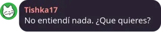 👨‍🦯 e7ca2225 No entendí nada. ¿Que quieres? telegram sticker
