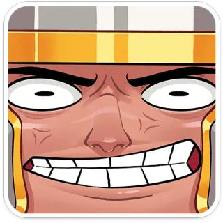 ⭐ d644cd6f Cartone animato, Faccia, Espressione, Arrabbiato whatsapp sticker