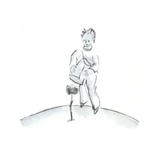 👑 0f372dad The Little Prince Pangeran Kecil, bunga, menyiram telegram sticker