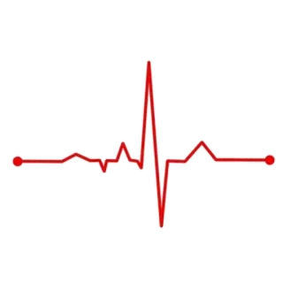 🐻 68995d55 battement de coeur, ECG, santé, pouls, médical, vie telegram sticker