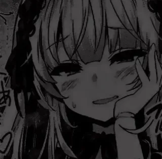 💋 e6297a1c 动漫, 漫画, 女孩, 卡哇伊, 可爱, 微笑 telegram sticker