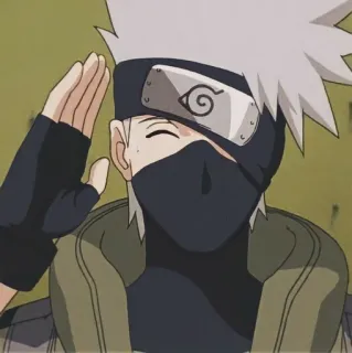 ✋ 109efaf7 Kakashi Hatake Naruto 动漫, 卡卡西, 鸣人, 旗木, 忍者, 漫画, 卡通 telegram sticker