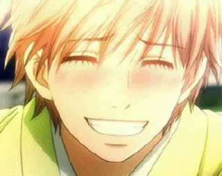 😁 6c760c77 动漫, 开心, 微笑, 男孩, 可爱, 漫画 telegram sticker