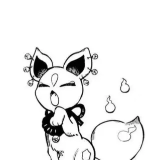 🤍 d1d6ff6d kat, wit, schattig, personage, dier, vos whatsapp sticker